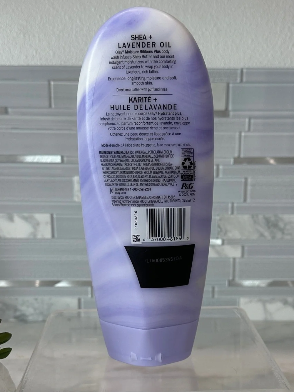 Olay Moisture Ribbons Plus Shea + Lavender Oil Body Wash – 18 fl oz